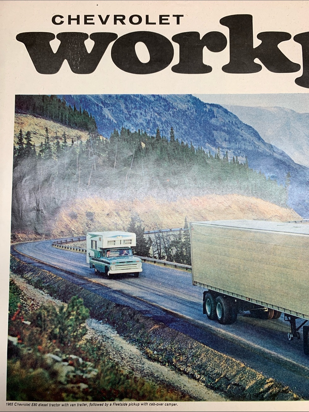 Vintage Chevrolet Trucks Advertisement Saturday Evening Post February 27, 1965